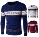 Sweater masculino com padrão J2233 1