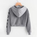 Sweatshirt curta feminina B9 2