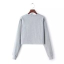 Sweatshirt curta feminina extraterrestre 2