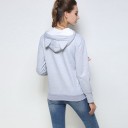 Sweatshirt feminina com bolso canguru 2