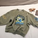 Sweatshirt feminina com estampado A31 4