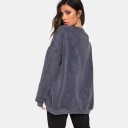 Sweatshirt feminina com estampado de anjo 3