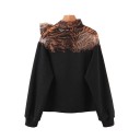 Sweatshirt feminina com laço 1