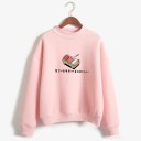 Sweatshirt feminina com motivo de sushi 7