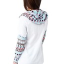 Sweatshirt feminina com padrão A56 1