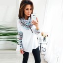 Sweatshirt feminina com padrão A56 2