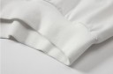 Sweatshirt feminina sem capuz com impressão de três anjinhos Colarinho redondo ligeiramente elevado Ombros caídos Corte solto Punhos 3