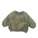 Sweatshirt Infantil Create Your Own Sunshine Unisex estilo streetwear Algodão e poliéster Decote redondo Sweater sólido para rapazes e raparigas 8