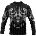 Sweatshirt masculina com estampado F96 2