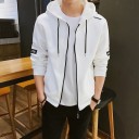 Sweatshirt masculina com fecho éclair F56 1