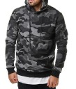 Sweatshirt masculina com padrão militar J1436 3