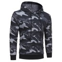 Sweatshirt masculina com padrão militar J1436 9
