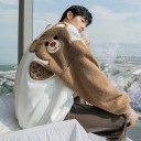 Sweatshirt masculina com urso 1