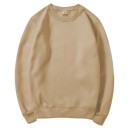 Sweatshirt masculina de uma só cor em várias cores 8