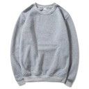 Sweatshirt masculina de uma só cor em várias cores 24