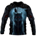 Sweatshirt masculina lobo F162 2
