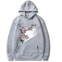 Sweatshirt med blomster 5