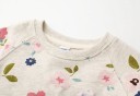Sweatshirt med blomsterprint til piger 2