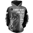 Sweatshirt med hest A4501 3