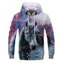 Sweatshirt med hest F156 8