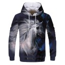Sweatshirt med hest F156 3