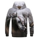 Sweatshirt med hest F156 4