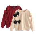 Sweatshirt para meninas com laços 1
