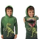 Sweatshirt para rapazes com dinossauro A3147 1