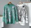 Sweter damski oversize z nadrukiem 1