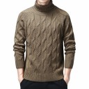 Sweter męski z golfem F213 4