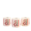 Świąteczny papier toaletowy 10 x 10 cm 2 warstwy Dekoracyjna rolka z motywami świątecznymi Serwetki Papierowe Akcesoria kuchenne Dekoracje świąteczne 3