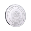 Święty Mikołaj Srebrna moneta kolekcjonerska Pamiątkowa moneta z życzeniami świątecznymi Dwustronna moneta świąteczna Świętego Mikołaja Renifera 4cm 1