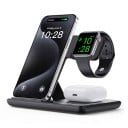 Συμπαγής ασύρματη φόρτιση 3 σε 1 για iPhone, Apple Watch και AirPods 30 W γρήγορης φόρτισης με νυχτερινό φως και ψυκτικό ανεμιστήρα 3