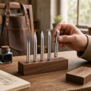 Σύνολο V-φρεζών 10 τμχ Γωνίες 20° 30° 45° 60° και 90° Άκρη 0,1 mm Τριπλές CNC φρέζες Σκληρός καρβίδιος Ασημένιες Επιγραφές και λεπτομέρειες 6