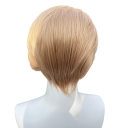 Syntetická paruka krátký bob s krajkou vpředu základna 33x10 cm hustota 150% délka 20,3 cm medově blond pro ženy na denní i párty nošení 4