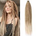 Syntetické dredy Dlouhé příčesky 61 cm Ombre loc Na prodloužení vlasů Reggae styl Lehké a pružné Snadná instalace i odstranění 5