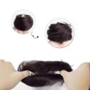 Syntetický příčesek na drdol gumička do vlasů zahuštění účesu elastické uchycení pro rychlý účes a každodenní nošení 8