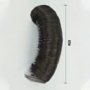 Syntetisk hårstykke til volumforøgelse med kamspænde syntetiske hår til naturligt udseende hårstyling og løft af hår 7