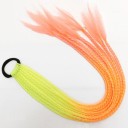 Syntetiske fletninger på elastik 58 cm 13