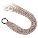 Syntetiske fletninger på elastik 58 cm 125