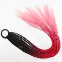 Syntetiske fletninger på elastik 58 cm 23