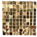 Συσκευασία 12 τεμ. λαμπερών φλιτζανιών τοίχου 30x30 εκ. Μαύρο Ασημί Χρυσό Διακοσμητικό φόντο για γάμους γενέθλια πάρτι και χριστουγεννιάτικη διακόσμηση 7