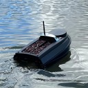 Συσκευασία βάρκας 55 x 27,5 x 29 cm GPS ψαρευτική βάρκα για δόλωμα 12 V τηλεχειριστήριο LCD οθόνη αντοχή 3 kg 7