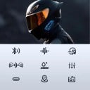 Συσκευή 2 τεμαχίων διασύνδεσης GEARELEC GX10 Bluetooth 5.2 IP67 10 αναβατών 2000 μ HIFI ήχος Αυτονομία έως 40 ώρες 3