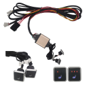 Système de chauffage universel pour sièges pour 2 sièges Kit de chauffage de siège automobile pour installation Kit de chauffage de siège supplémentaire 12V 2