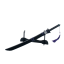 Szamuráj kard állvány 11,5 x 27,5 cm 2