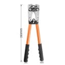 Szczypce zaciskowe HX-50B szesnastokątne narzędzie do zaciskania 6–50 mm² długość 39 cm ręczne narzędzie do końcówek kablowych do prac 5