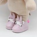 Sznurówki dla lalki do 37 cm z PU skóry z prawdziwymi sznurowadłami i metalowymi oczkami Wymiary 5 x 2,8 cm Ćwiczenie wiązania sznurowadeł 9