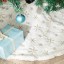 Szőnyeg a karácsonyfa alatt hópelyhek 78 cm 2