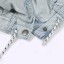 Szorty jeansowe chłopięce - białe 3